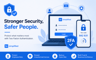Why Two-Factor Authentication (2FA) protects employee and HR data from cyber threats with secure login verification.